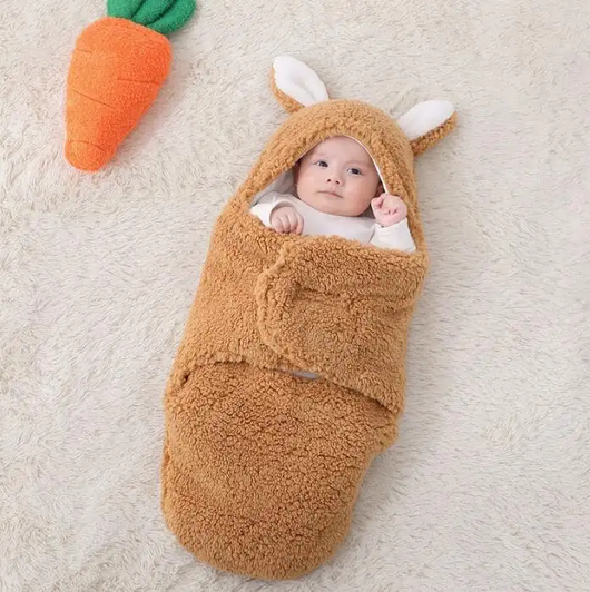 Saco de Dormir para Bebé Recién Nacido en Fleece Suave - Envoltorio Térmico Unisex con Soporte para la Cabeza - Image 9