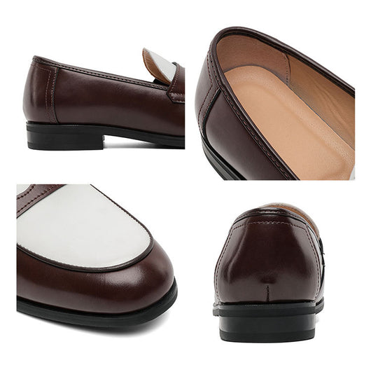 Zapatos Casuales de Cuero para Hombre - Diseño Versátil sin Cordones - Image 7