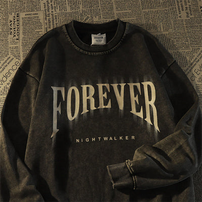Sudadera Cuello Redondo Vintage Retro para Parejas - Estilo Otoño Unisex - Image 5