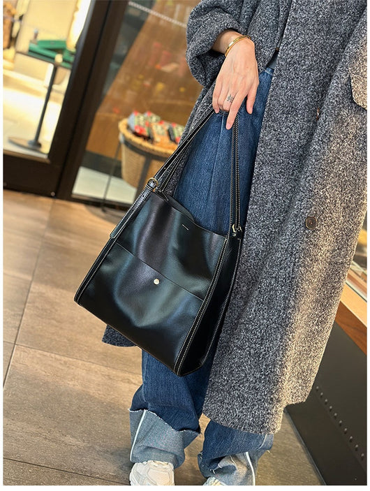 Bolso Tote de Cuero para Mujer con Gran Capacidad - Ideal para el Día a Día - Image 17