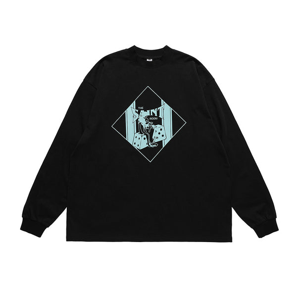 Playera Manga Larga Hip Hop Estilo Urbano para Hombre