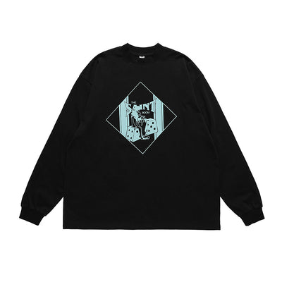 Playera Manga Larga Hip Hop Estilo Urbano para Hombre