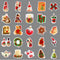 Vaso Navideño Reutilizable con Stickers Decorativos Impermeables