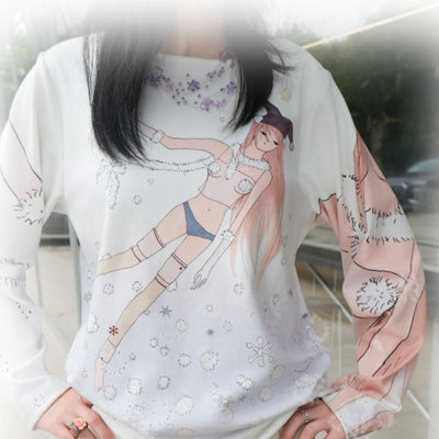 Blusa Edelweiss Manga Larga Suelta para Niña - Image 11