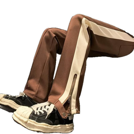 Pantalones Sueltos de Pierna Recta para Hombre - Comodidad de Verano - Image 5