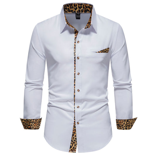 Camisa Manga Larga Combinada para Hombre - Image 20