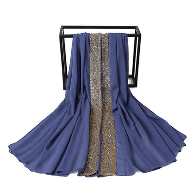 Pañuelo de Encaje con Perlas para Mujer - Elegancia y Estilo - Image 36