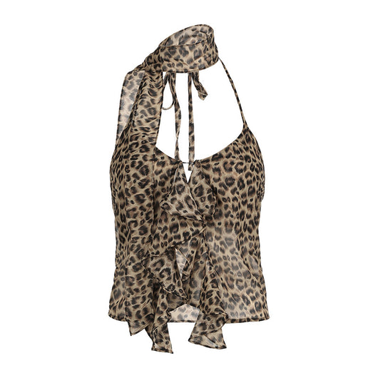 Top Halter Estampado Leopardo para Mujer - Image 6