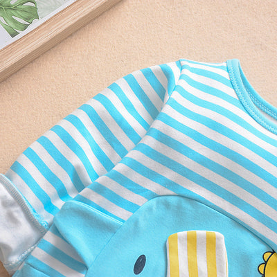 Pelele Infantil con Estampado de Elefante a Rayas - Image 15
