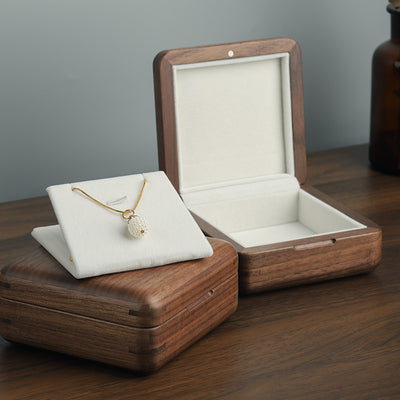 Caja de Madera Premium para Anillos de Matrimonio - Image 3