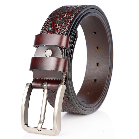 Cinturón Artesanal Tallado para Hombre - Image 6