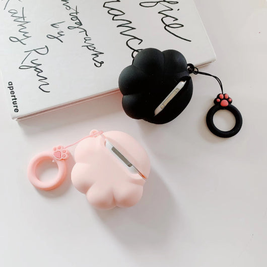 Funda Protectora de Silicona para Audífonos Diseño Patita de Gato - Image 4