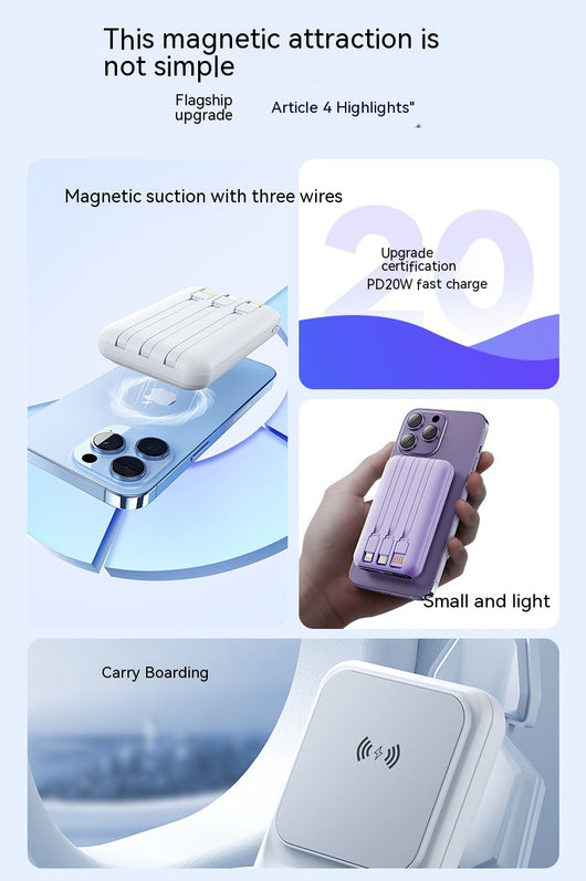 Powerbank Magnético Inalámbrico 10000 mAh con Carga Ultra Rápida - Image 31