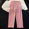 Pantalón Casual de Cuadros con Corte Recto