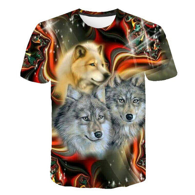 Playera Hombre Cuello Redondo Estampado 3D Digital Manga Corta - Image 11