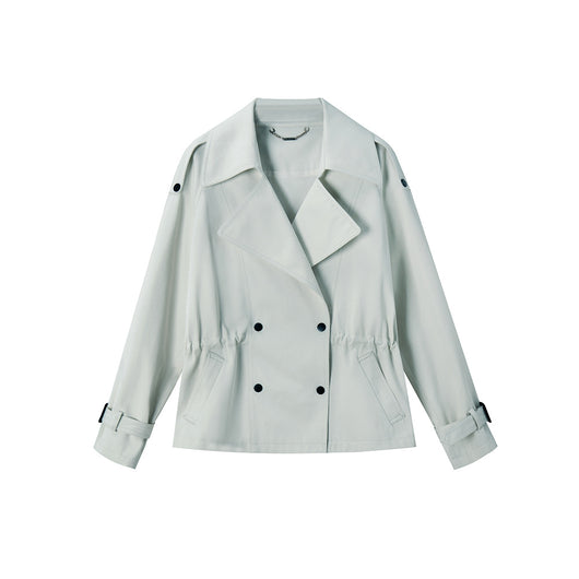 Gabardina Corta de Algodón Premium - Resistente a Arrugas - Image 4