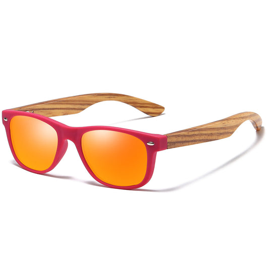 Gafas de Sol Infantiles de Madera Natural con Lentes Polarizadas de Colores - Image 3