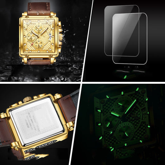 Reloj Multifunción Olevs de Cuarzo - Elegante y Versátil para Estudiantes - Image 4
