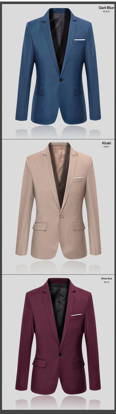 Traje Casual Slim Fit Coreano para Profesionales - Image 13