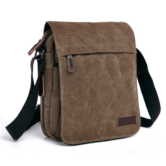Bolsa Mensajero de Lona para Hombre - Bandolera Resistente