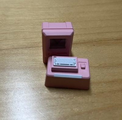 Teclado Mecánico Retro Macintosh 80s con Keycaps Translúcidos - Image 2