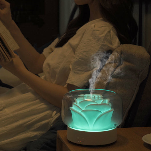 Difusor de Aromas con Humidificador y Luz Nocturna para Dormitorio - Image 7