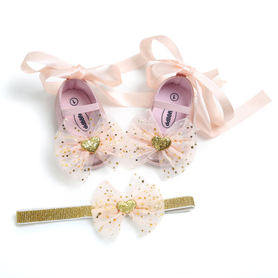 Caja de Regalo Mariposa para Bebé con Zapatos Princesa, Diadema y Corona - Image 3
