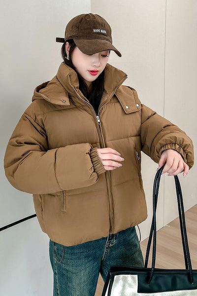 Chaqueta Acolchada Slim Fit con Capucha - Abrigo Invernal Moderno - Image 9