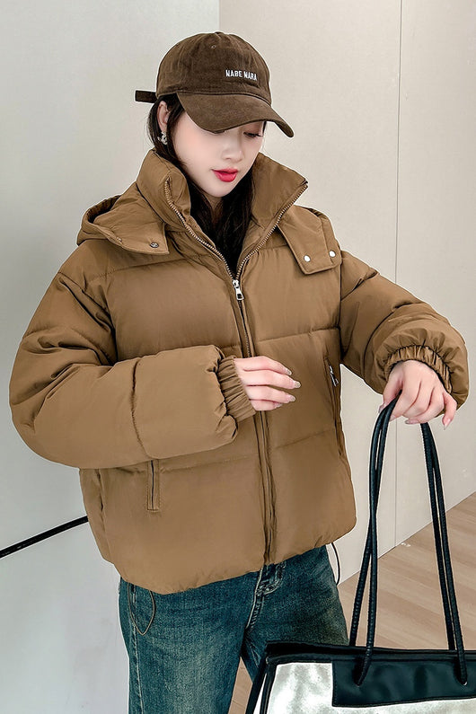 Chaqueta Acolchada Slim Fit con Capucha - Abrigo Invernal Moderno - Image 9