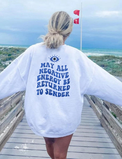 Devuelve Toda la Energía Negativa al Remitente - Playera con Mensaje Divertido - Image 8