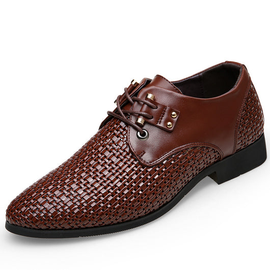 Zapatos de Cuero para Hombre con Diseño Calado - Image 13
