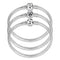 Pulsera de Plata Esterlina S925 con Cadena de Serpiente y Dijes Intercambiables