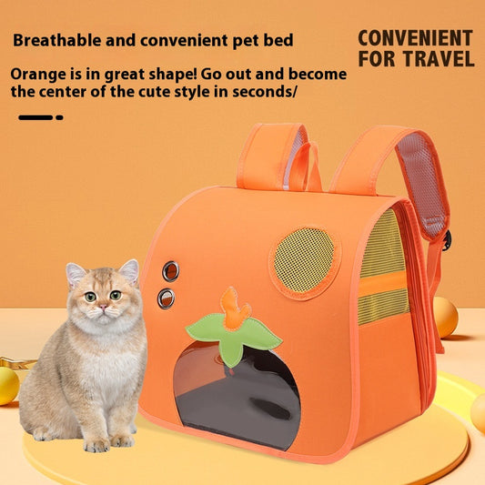 Mochila de Transporte para Gatos - Gran Capacidad, Ligera y Respirable
