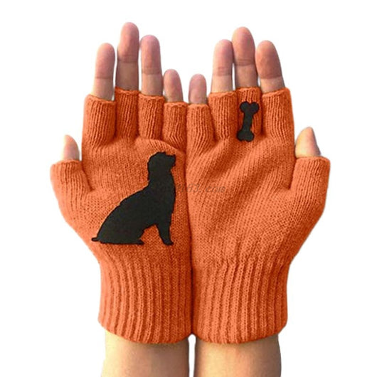 Guantes de Invierno Tejidos sin Dedos para Mujer - Image 3