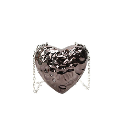 Bolso Bandolera Acrílico con Diseño de Corazón Meteorito Brillante - Image 9