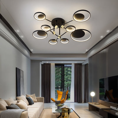 Lámpara de Techo LED Molecular Diseño Nórdico Minimalista