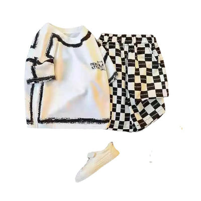 Conjunto Infantil de Verano: Playera y Shorts Ligeros de Moda - Image 4