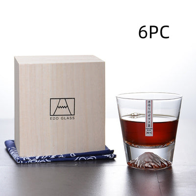 Vaso de Whiskey de Cristal Artesanal Estilo Japonés - Image 6