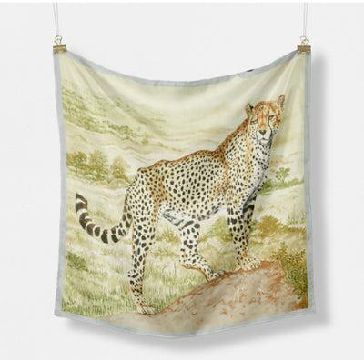 Pañuelo de Seda Estampado Minimalista - Elegancia Versátil - Image 36