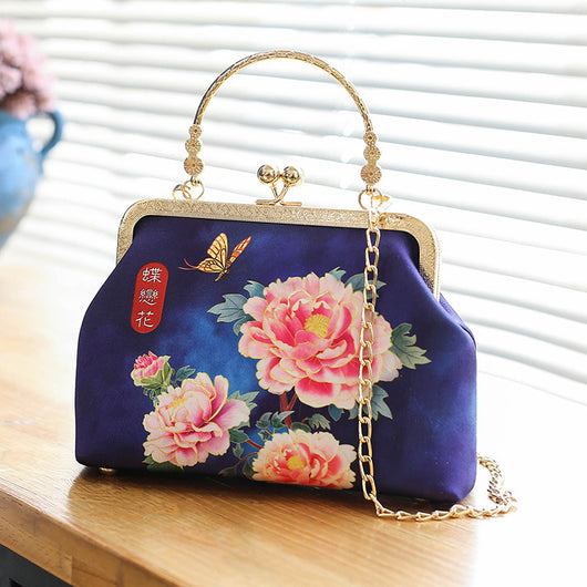Bolso Bandolera Retro Estilo Cheongsam de Un Hombro - Image 12