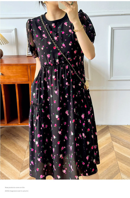 Vestido Elegante Estilo Francés Adelgazante sin Efecto Graso - Image 12