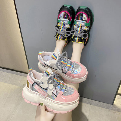 Zapatos Plataforma con Lentejuelas Street Style - Image 12
