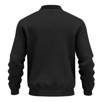 Chamarra Minimalista Americana Retro con Cierre y Cuello de Pie - Image 15