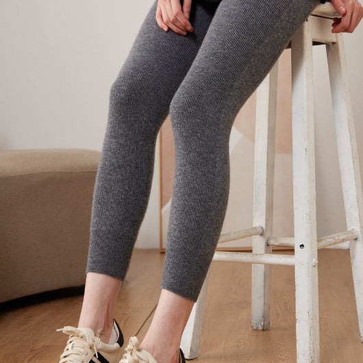 Leggings Térmicos Cintura Alta de Cachemira - Ajuste Slim Cómodo - Image 9