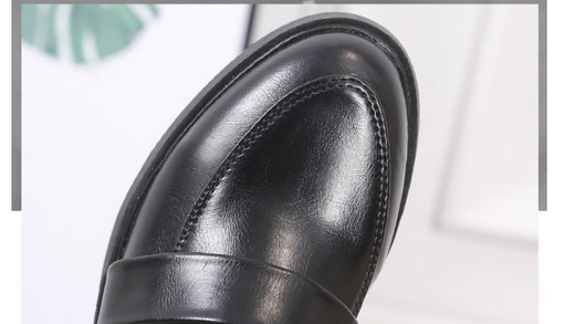 Zapatos Casuales de Tacón Grueso y Punta Afilada para Mujer - Image 8