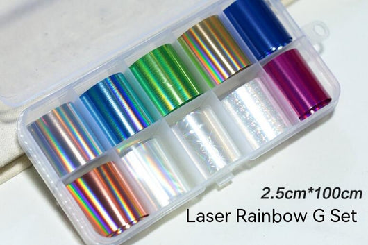 Set de 12 Láminas de Transferencia para Uñas Artísticas - Image 14