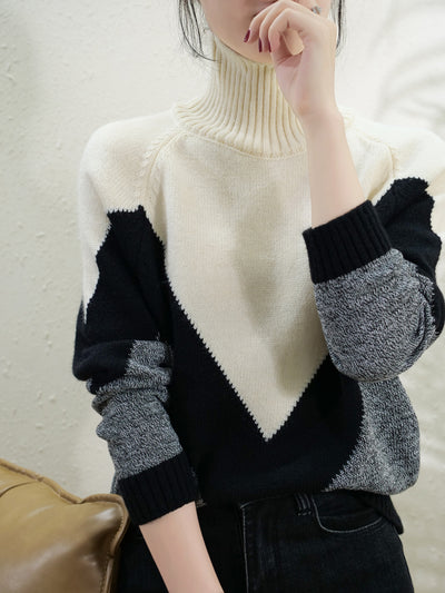 Suéter Cuello Alto de Lana Merino - Prenda Base Versátil - Image 11
