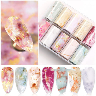 Set de Papeles Transfer para Diseños de Uñas con Estrellas - Image 10