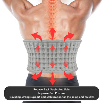 Faja Lumbar de Cuero con Soporte Ergonómico Ajustable - Image 4