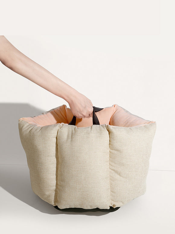 Arenero Portátil para Gatos Desmontable y Lavable para Todas las Estaciones